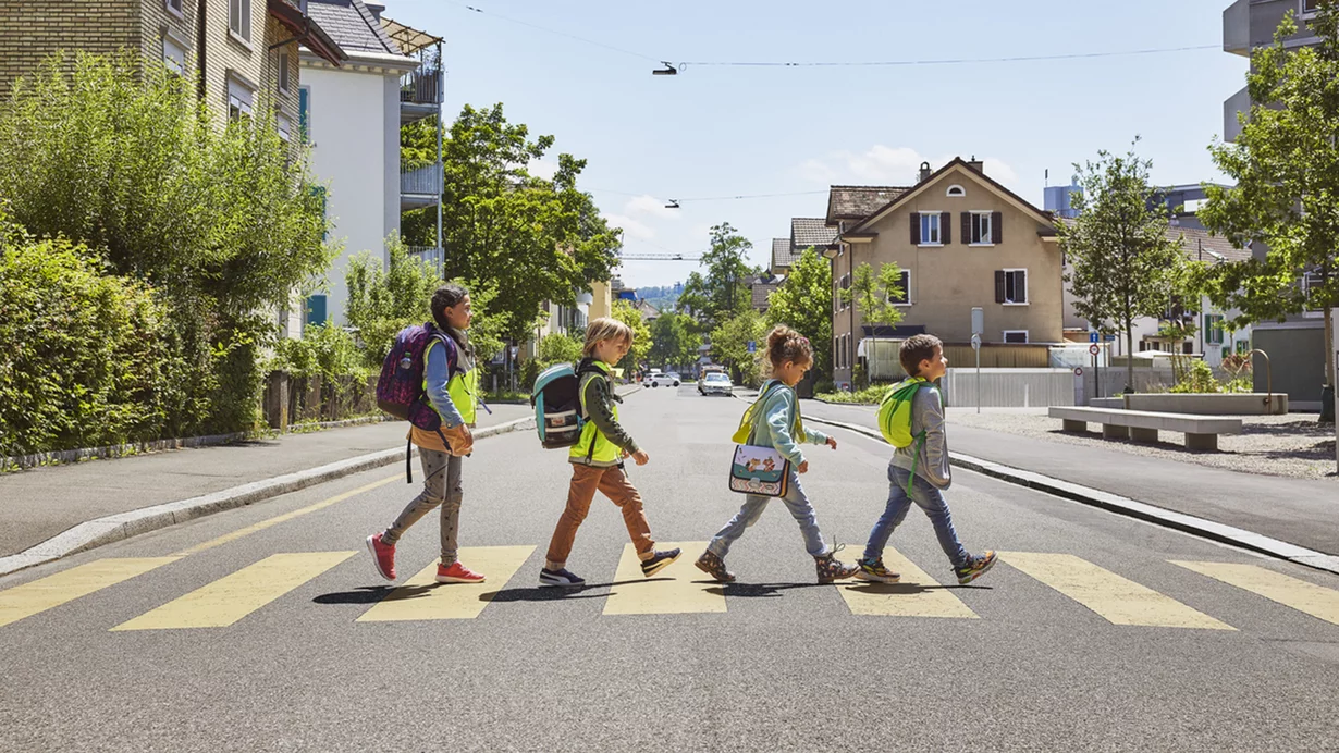 
										Campagne du TCS contre les accidents sur le chemin de l'école
									