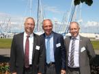 Delegierte der Sektion Genf (v. l.): Adrian Fischer, Albert Bonelli (Präsident), Urs Burger